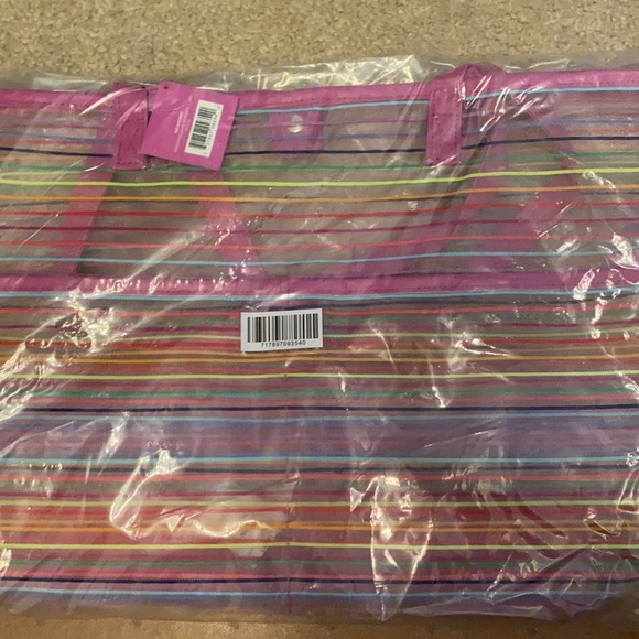 New In Bag- Pastel Tote by ULTA 19” X 12.5” - Picture 2 of 3